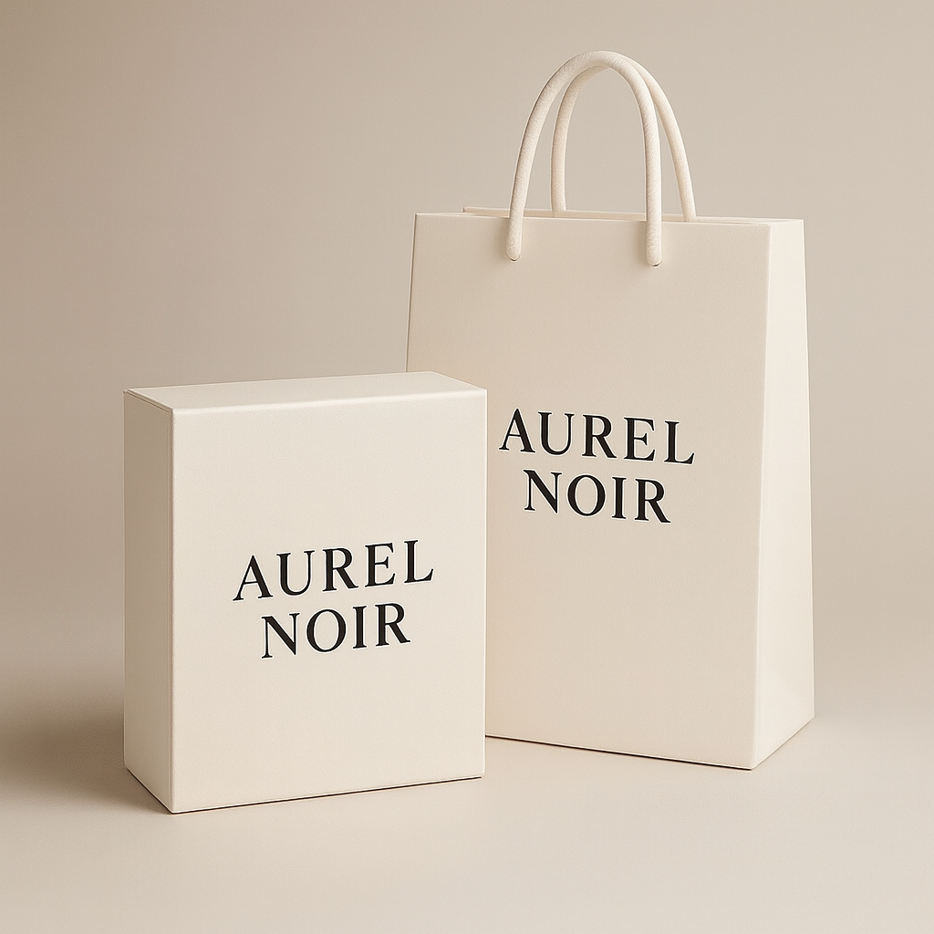 AUREL NOIR — White Signature Packaging